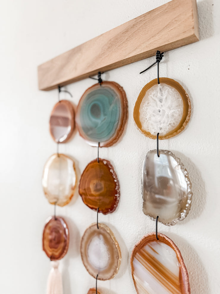 Ginger Uma Agate Wall Hanging (12 Inch)