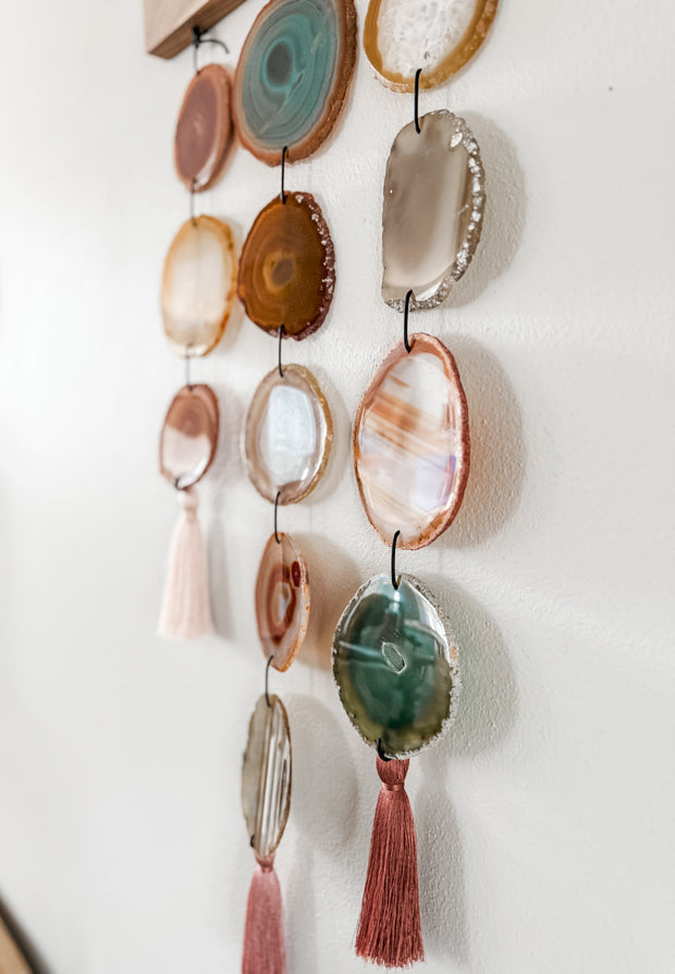 Ginger Uma Agate Wall Hanging (12 Inch)