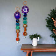 XL Chakra Agate Wall Hanging (Choose One You Love)