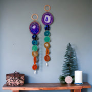 XL Chakra Agate Wall Hanging (Choose One You Love)