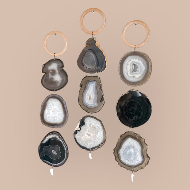 XL Umber Agate Garland Wall Hanging (Choose One You Love)