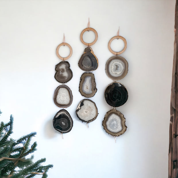 XL Umber Agate Garland Wall Hanging (Choose One You Love)