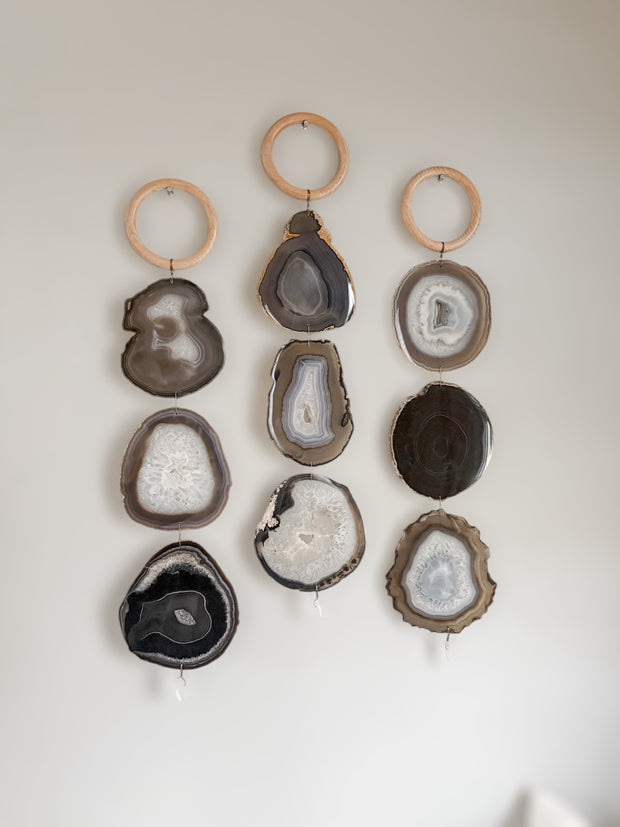 XL Umber Agate Garland Wall Hanging (Choose One You Love)