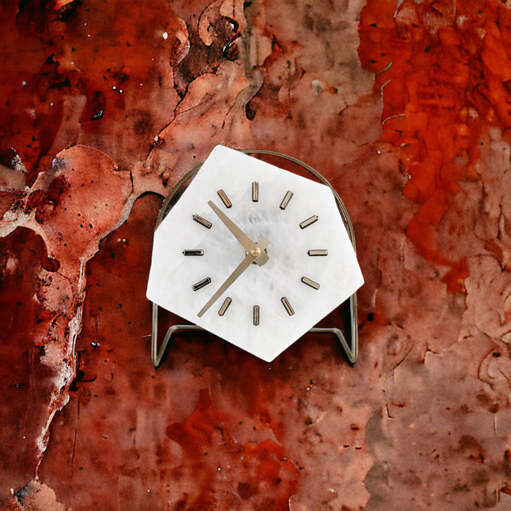 White Quartz Clock (Ready to Ship)