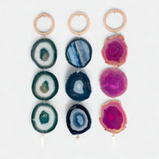 XL Colorful Agate Garland with Selenite (Choose One You Love)