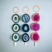 XL Colorful Agate Garland with Selenite (Choose One You Love)