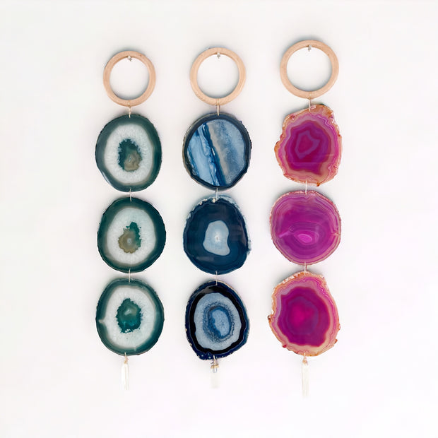 XL Colorful Agate Garland with Selenite (Choose One You Love)