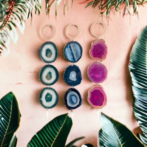 XL Colorful Agate Garland with Selenite (Choose One You Love)