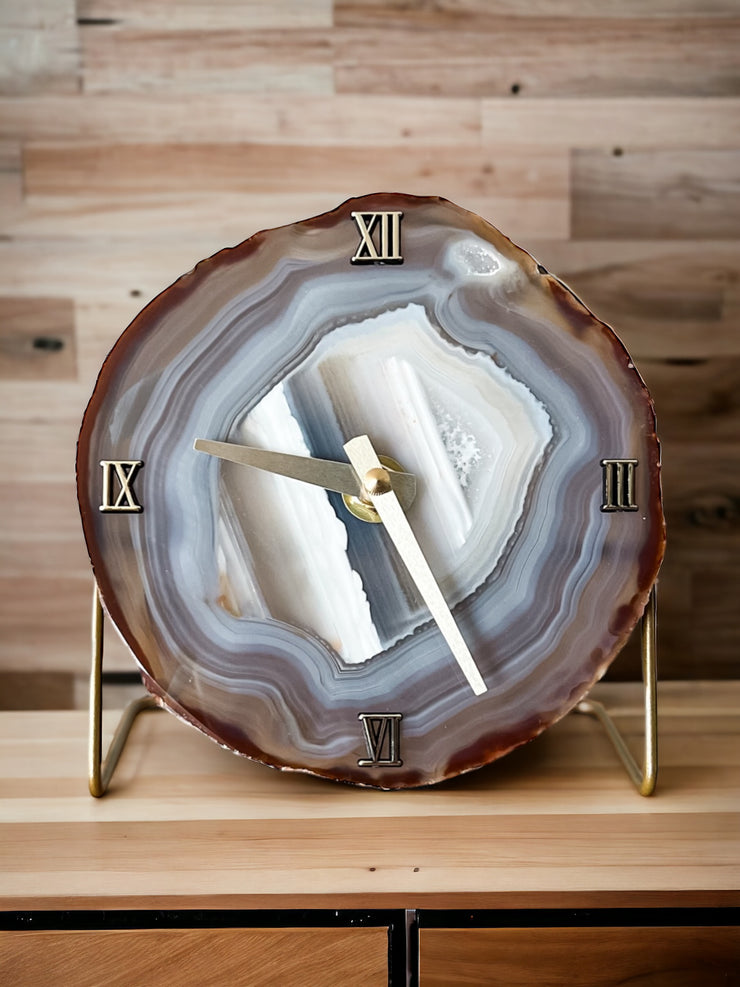 Agate Desk Clock (Over 10K Sold!)