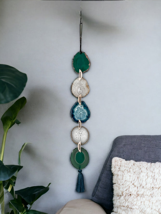 Coastal Glam Agate Garland