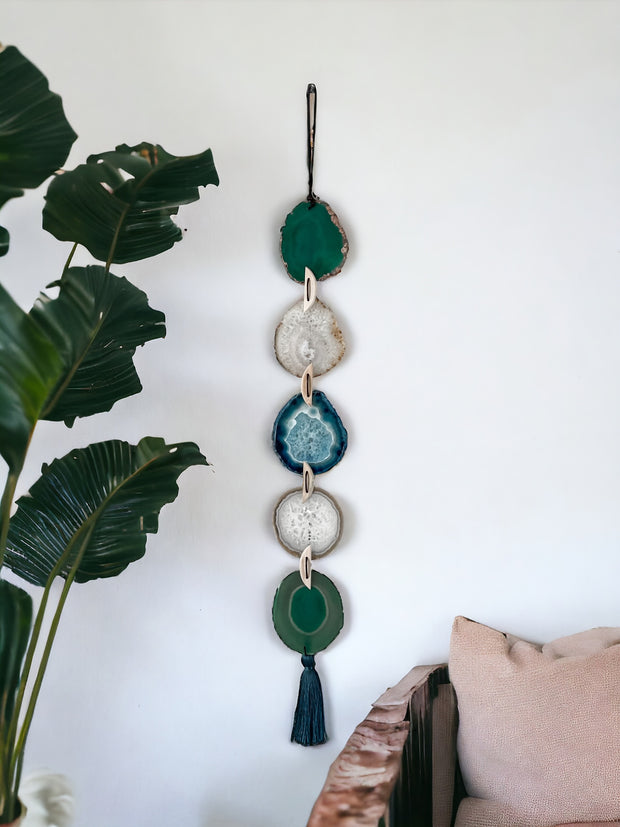 Coastal Glam Agate Garland