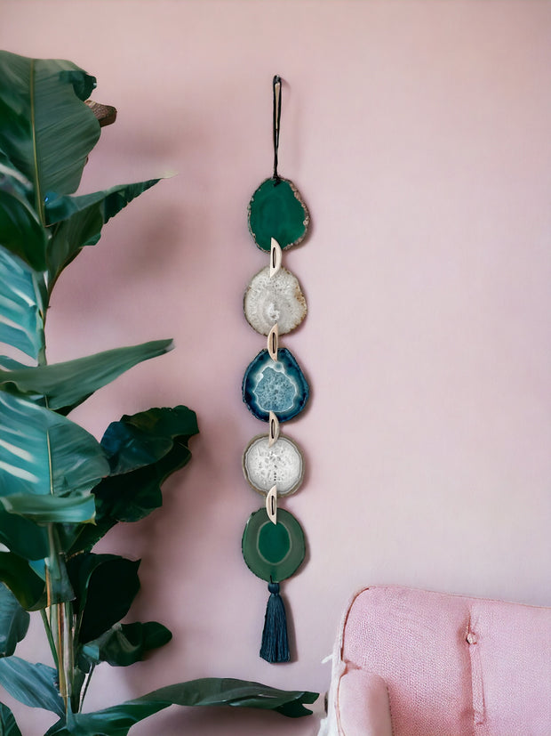 Coastal Glam Agate Garland