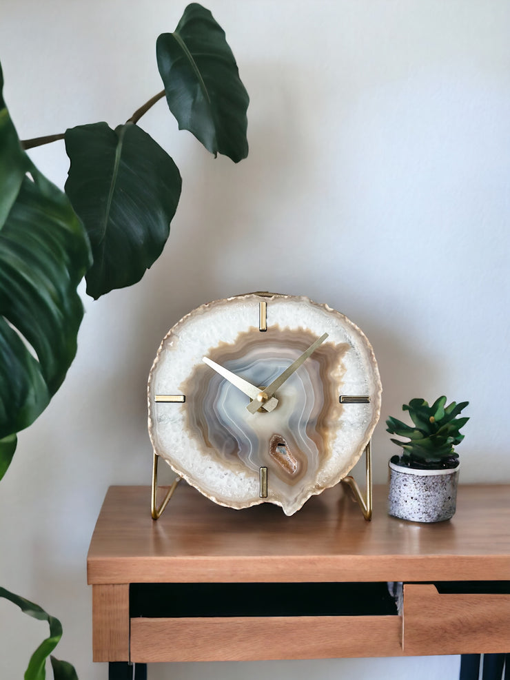 Agate Desk Clock (Over 10K Sold!)