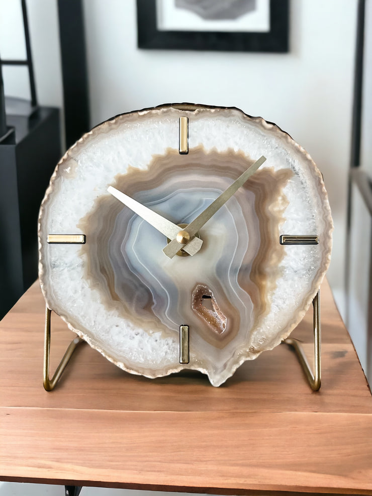 Agate Desk Clock (Over 10K Sold!)