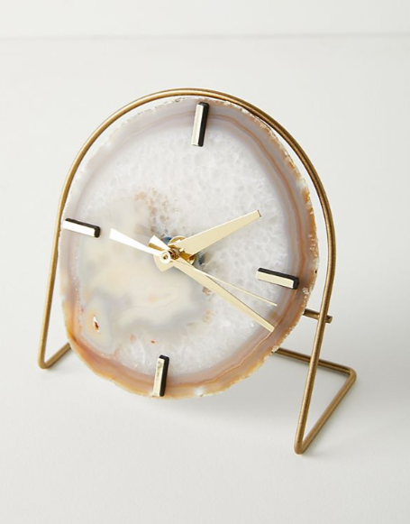 Agate Desk Clock (Over 10K Sold!)