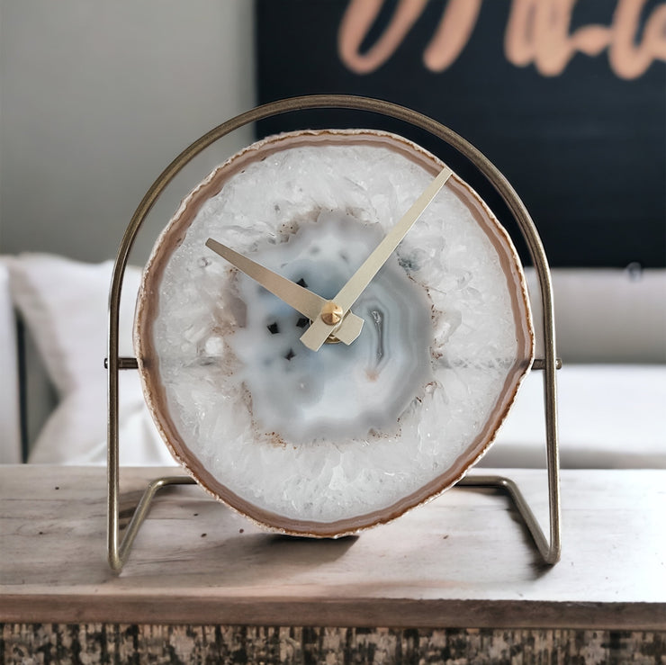 Agate Desk Clock (Over 10K Sold!)