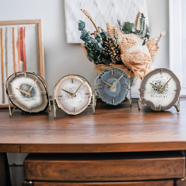 Agate Desk Clock (Over 10K Sold!)