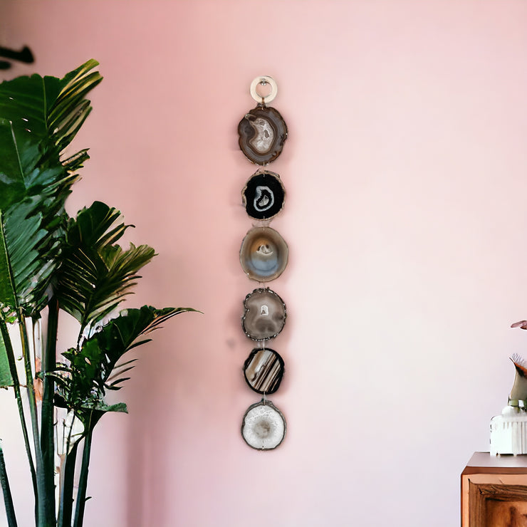 Umber Agate Minimalist Garland