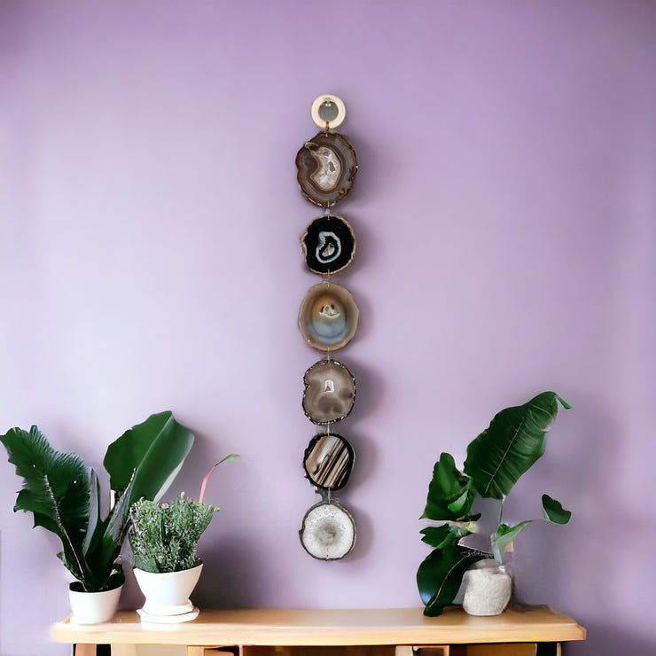 Umber Agate Minimalist Garland