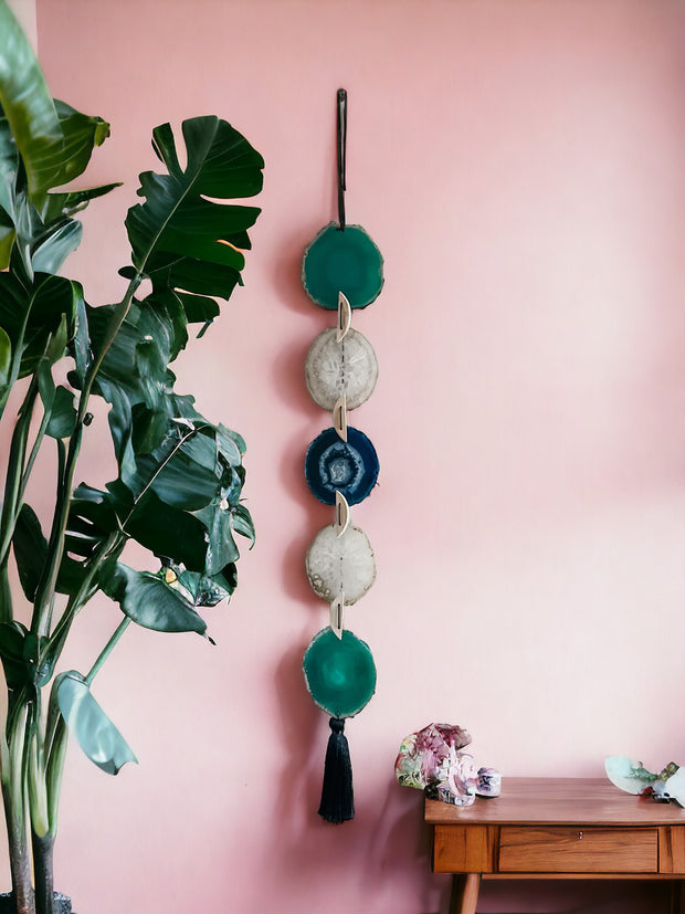 Coastal Glam Agate Garland