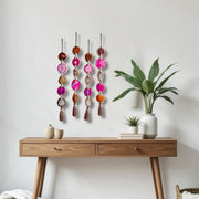 Freya Agate Garland – Handcrafted Boho Wall Hanging