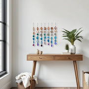 Petite Rainbow Agate Garland – Handcrafted Boho Wall Hanging