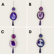 Vivi Amethyst Purple Agate Garland (Choose One You Love)