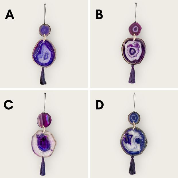 Vivi Amethyst Purple Agate Garland (Choose One You Love)