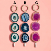 XL Colorful Agate Garland with Selenite (Choose One You Love)