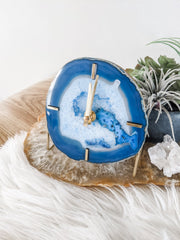 Ocean Collection | Agate Desk Clock rts face options Mod North & Co.